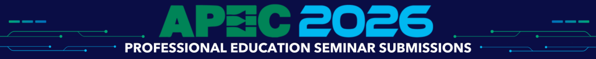 2026 Professional Education Seminar Submissions Event Banner