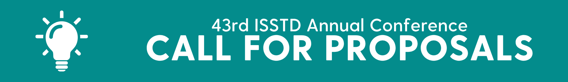 43rd Annual ISSTD Conference Event Banner