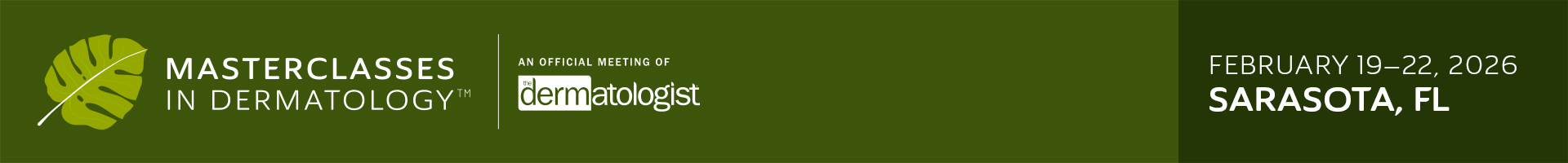 Masterclasses in Dermatology Event Banner