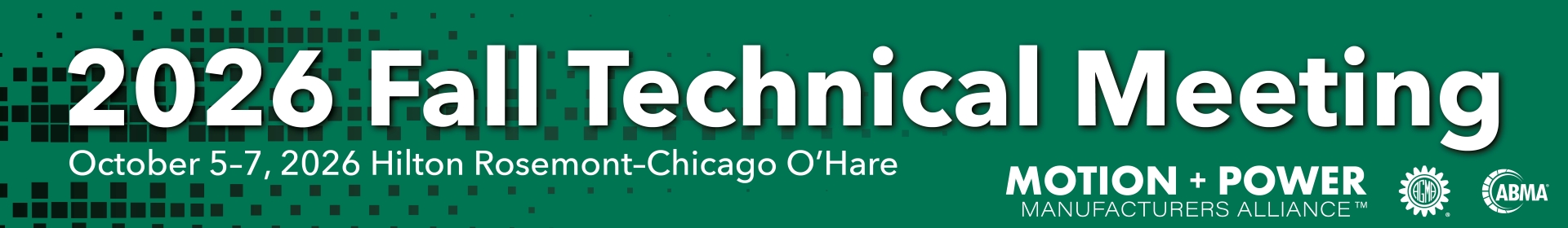2026 Fall Technical Meeting Event Banner
