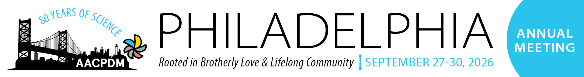 AACPDM 80th Annual Meeting Event Banner