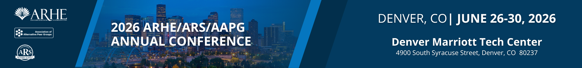 17th Annual Collegiate Recovery Conference Event Banner