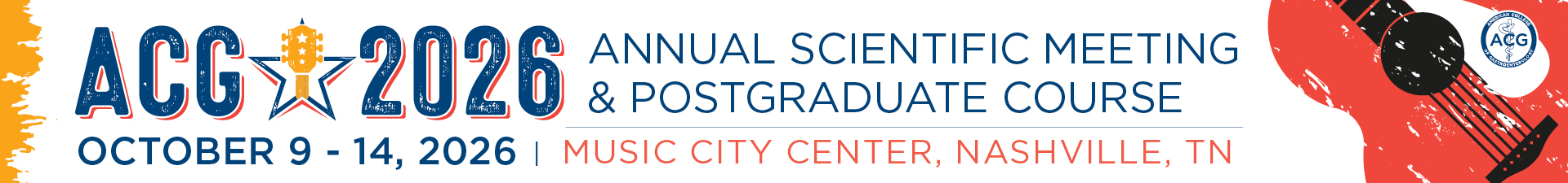 ACG 2021 Annual Scientific Meeting and Postgraduate Course