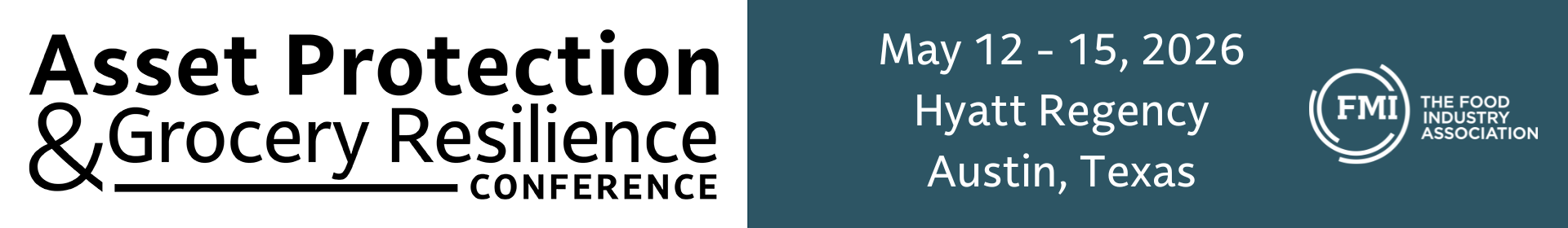 Asset Protection & Grocery Resilience 2026 Event Banner