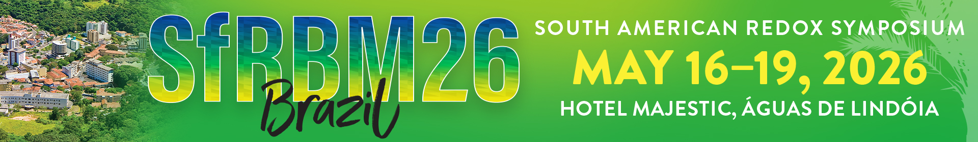 SfRBM 2026 South American Redox Symposium Event Banner
