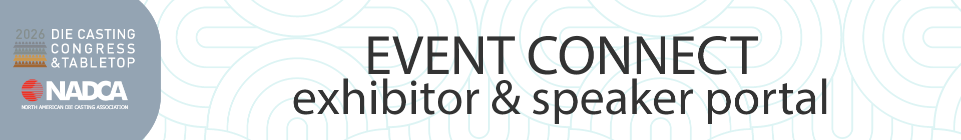2026 Die Casting Congress & Tabletop Event Banner