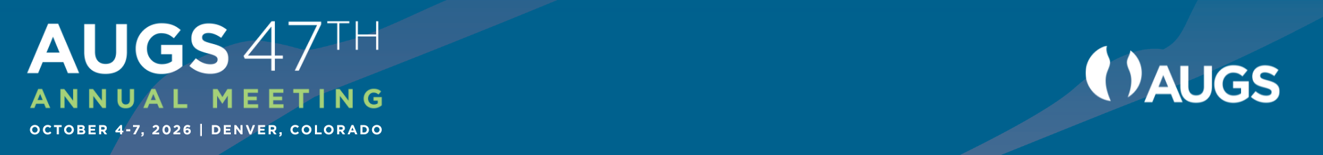 AUGS 47th Annual Meeting Event Banner