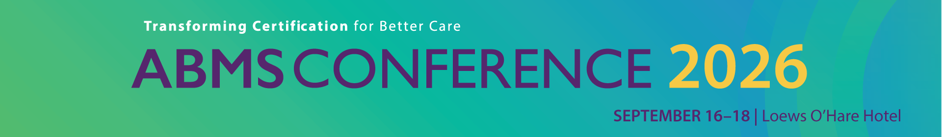 ABMS 2026 Annual Conference Event Banner