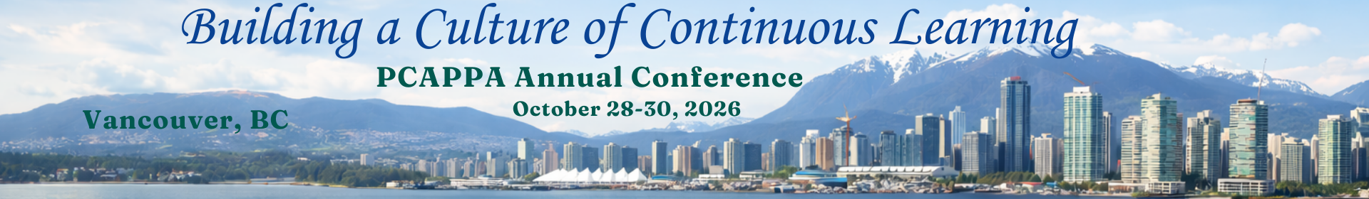 PCAPPA 2026 Annual Conference Event Banner