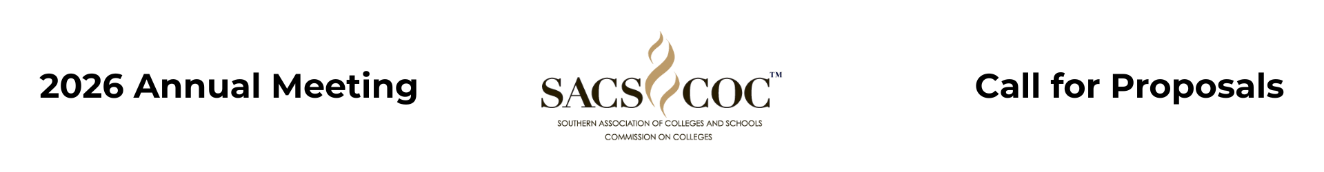 2026 SACSCOC Annual Meeting Event Banner