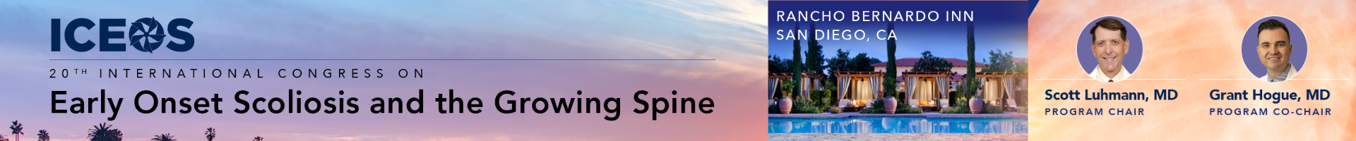 20th International Congress on Early Onset Scoliosis and the Growing Spine | November 11–13, 2026, San Diego, California