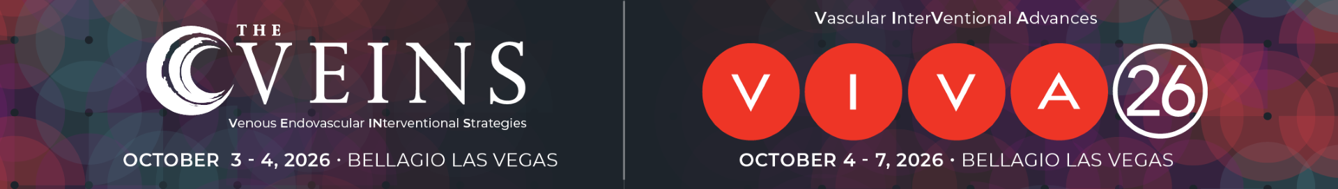 2026 VIVA and The VEINS Conference Event Banner