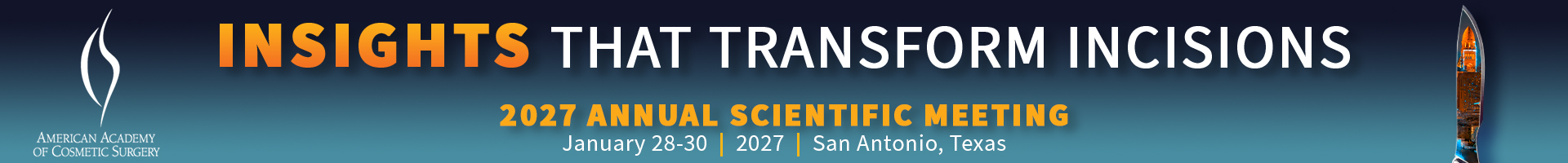AACS 2027 Annual Scientific Meeting Event Banner
