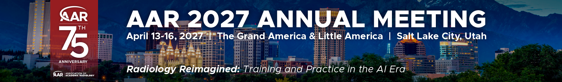 2027 AAR Annual Meeting Event Banner