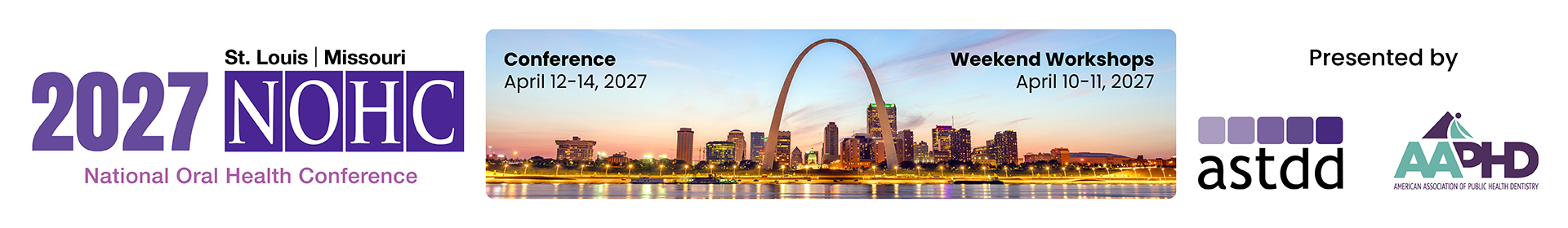 2027 National Oral Health Conference Event Banner
