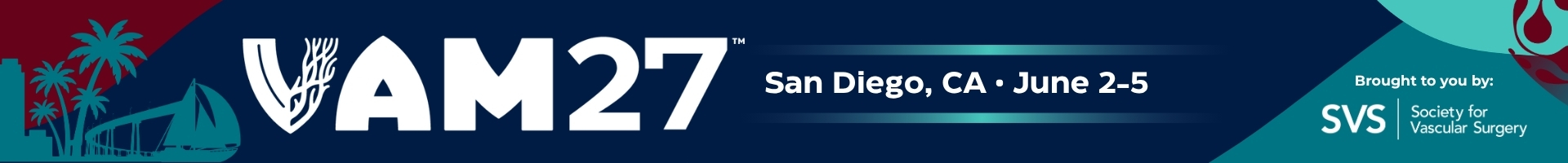 2027 Vascular Annual Meeting (VAM) Event Banner