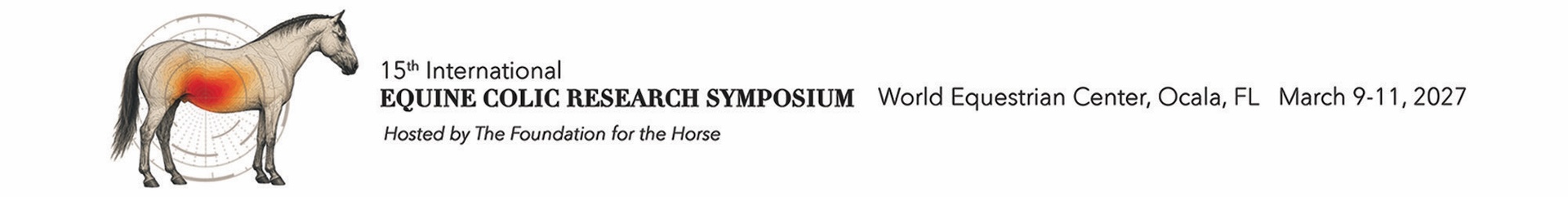 2027 15th International Equine Colic Research Symposium  Event Banner