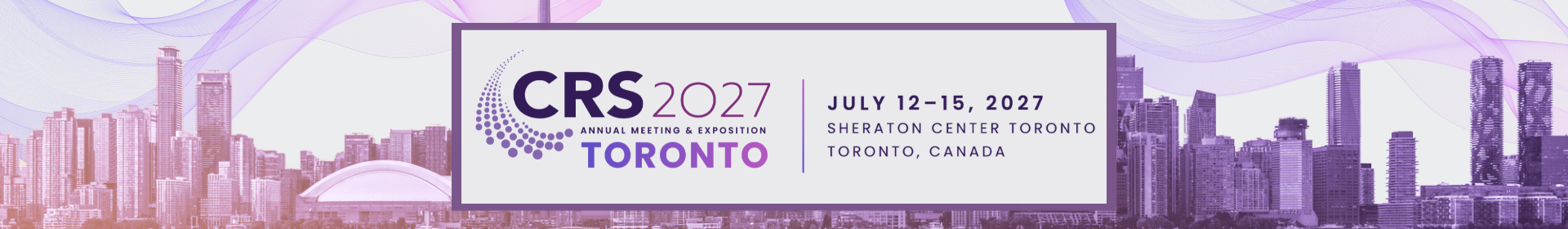 CRS 2027 Annual Meeting & Exposition Event Banner