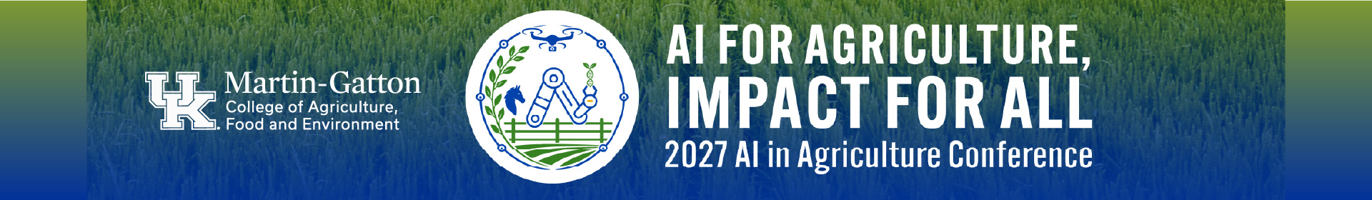 2027 AI in Agriculture Conference banner