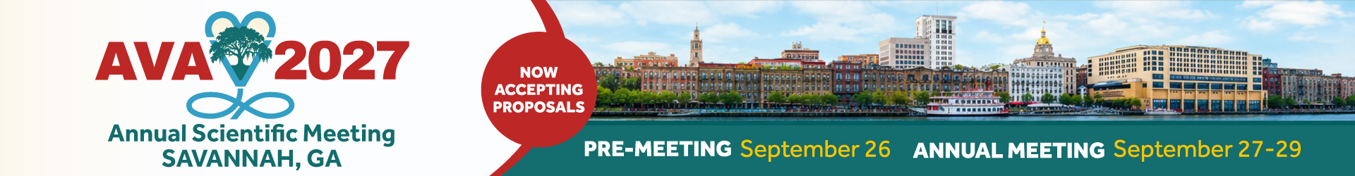 AVA 2027 Annual Scientific Meeting Event Banner