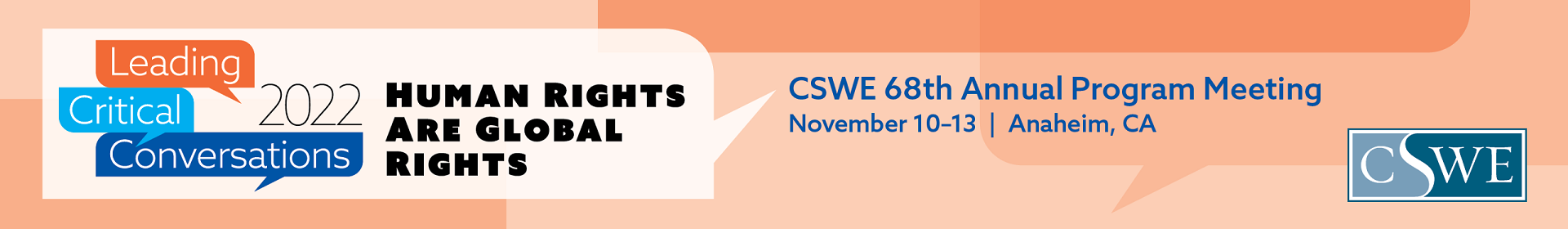 CSWE's 2022 Annual Program Meeting Event Banner