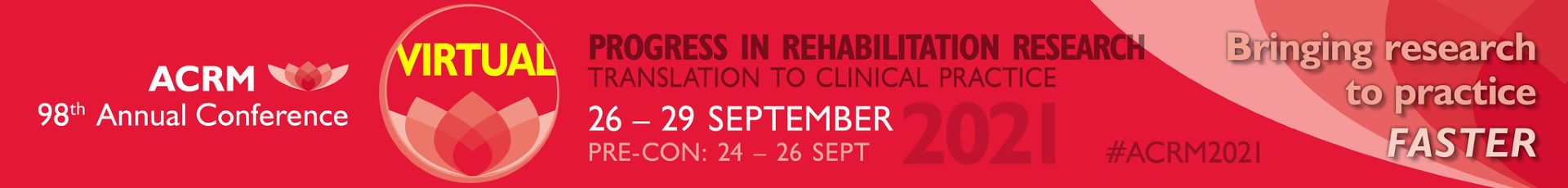 ACRM 98th ANNUAL CONFERENCE Event Banner