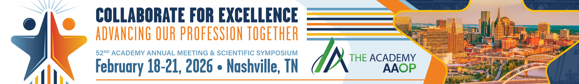 52nd Academy Annual Meeting & Scientific Symposium Event Banner