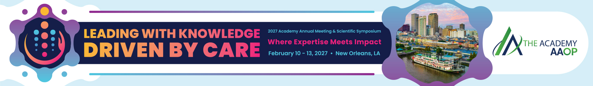 2027 Academy Annual Meeting & Scientific  Symposium Event Banner
