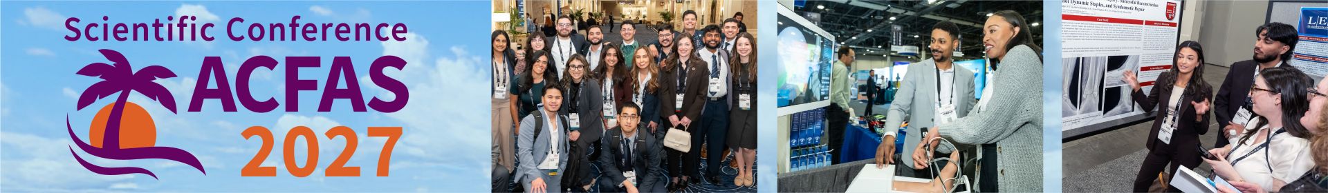 ACFAS 2027 Annual Scientific Conference Event Banner