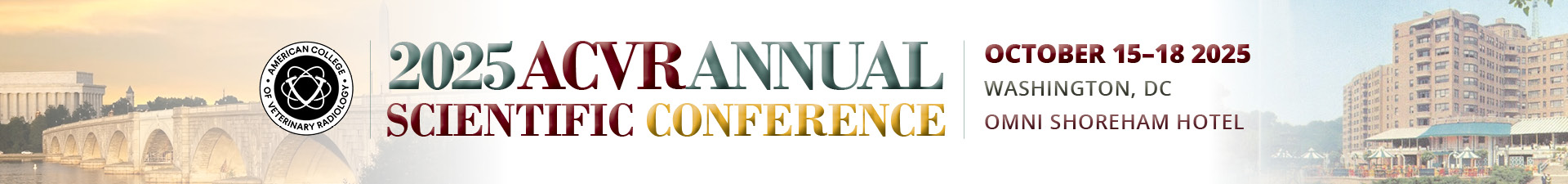 2025 ACVR Annual Scientific Conference Event Banner