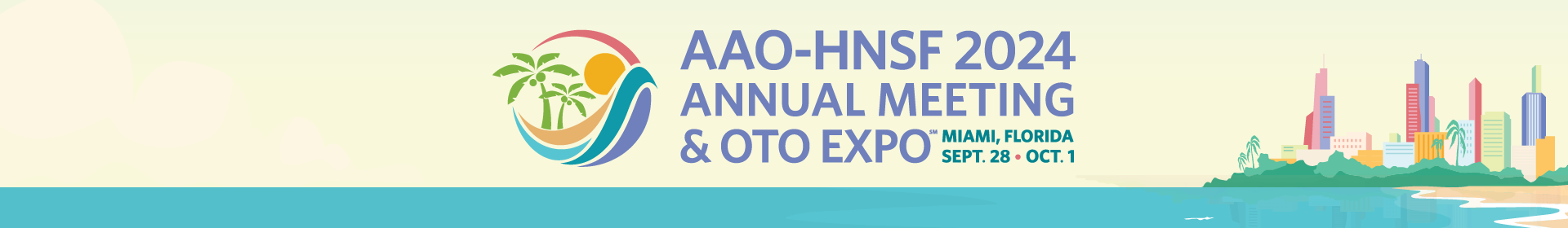 AAO-HNSF 2024 Annual Meeting & OTO EXPO Event Banner