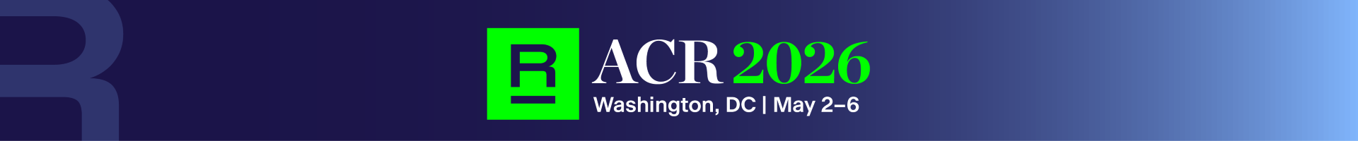 ACR 2026 Annual Meeting Event Banner