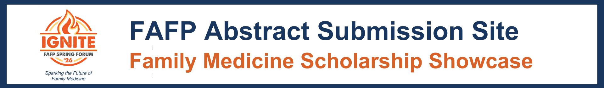 2026 FAFP Family Medicine Spring Forum Event Banner