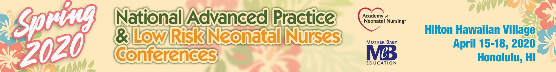 2020 Spring National Advanced Practice Neonatal Nurses Conference Event Banner