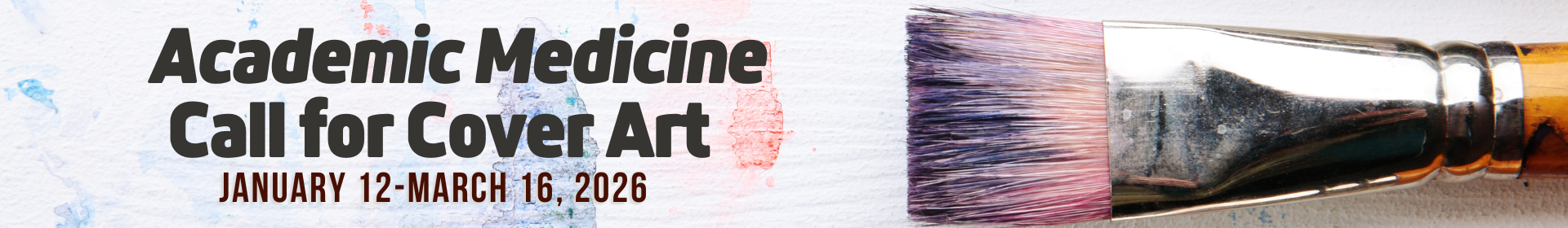 2026 Academic Medicine Call for Cover Art Event Banner
