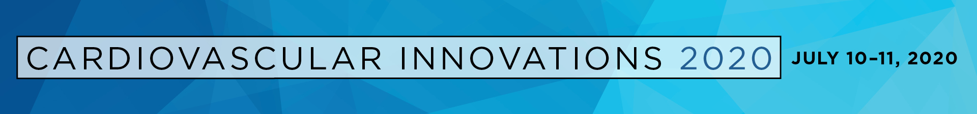 Cardiovascular Innovations 2020 Event Banner