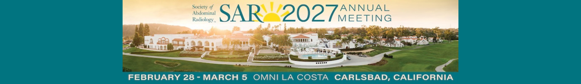 SAR 2027 Annual Meeting Event Banner