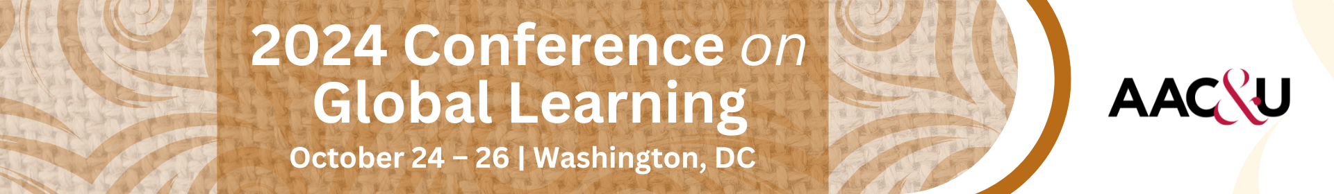 2024 Conference on Global Learning Event Banner