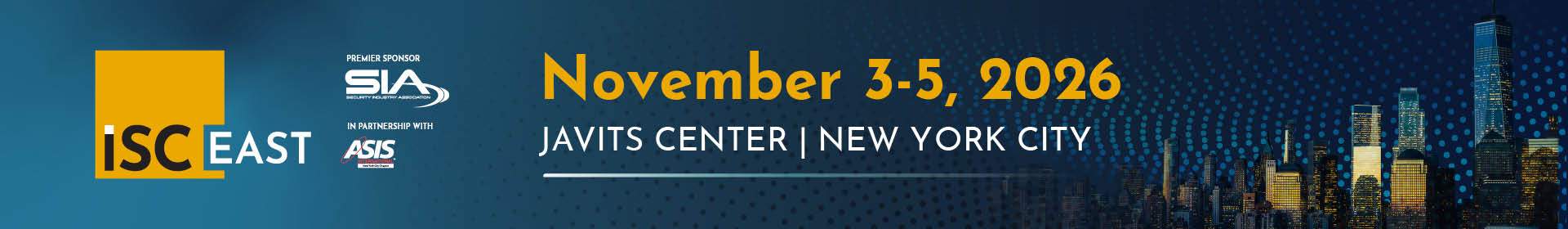 ISC East 2026 Event Banner