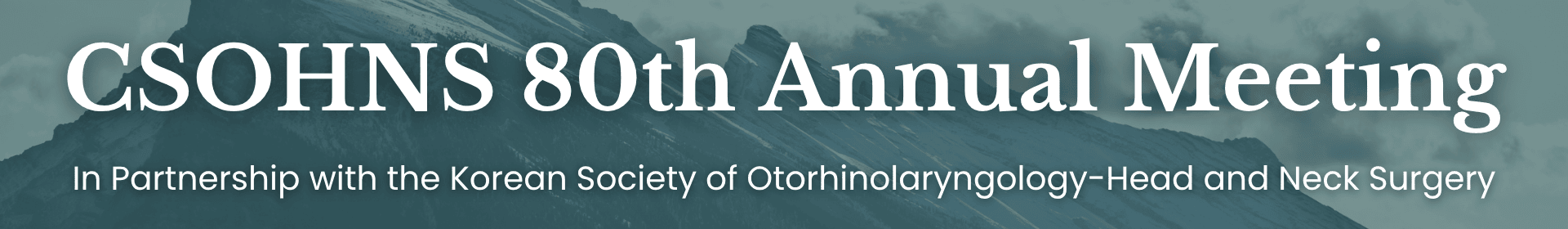 CSOHNS 2026 Event Banner