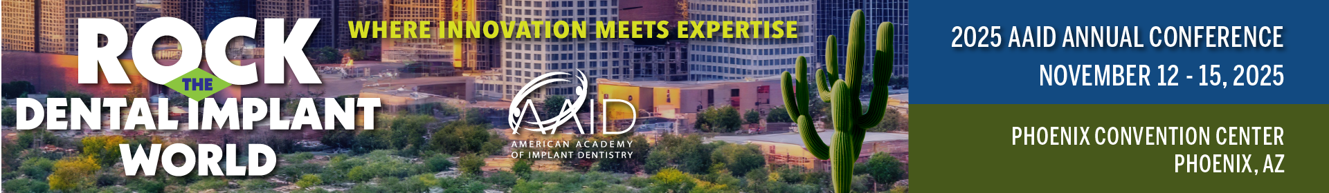 AAID 2025 Annual Conference  Event Banner