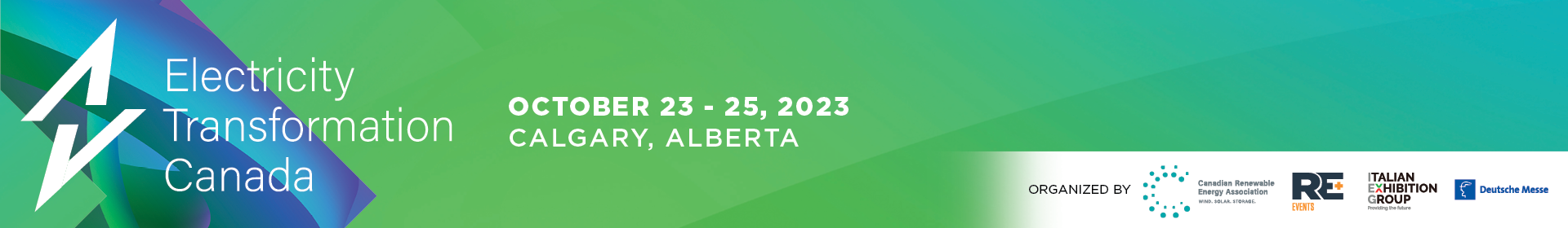 2023 Electricity Transformation Canada Event Banner