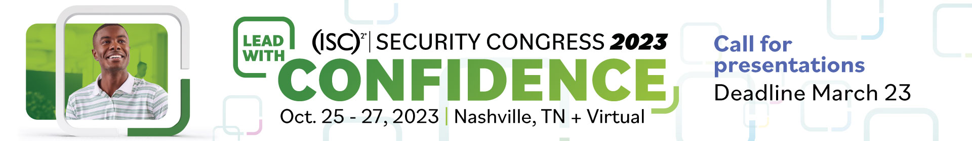 (ISC)²  Security Congress 2023 Event Banner