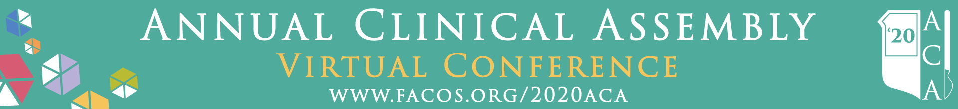 2020 Annual Clinical Assembly of Osteopathic Surgeons (ACA)  Event Banner