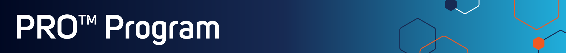 2026 PRO Program Event Banner
