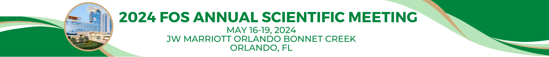 2024 FOS Annual Meeting Event Banner