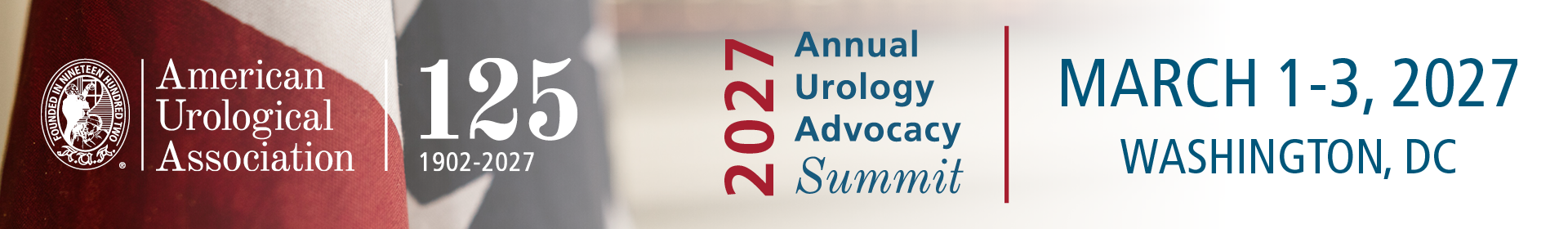 2027 Annual Urology Advocacy Summit Event Banner