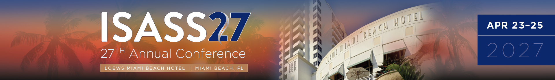 ISASS 27th Annual Conference Event Banner
