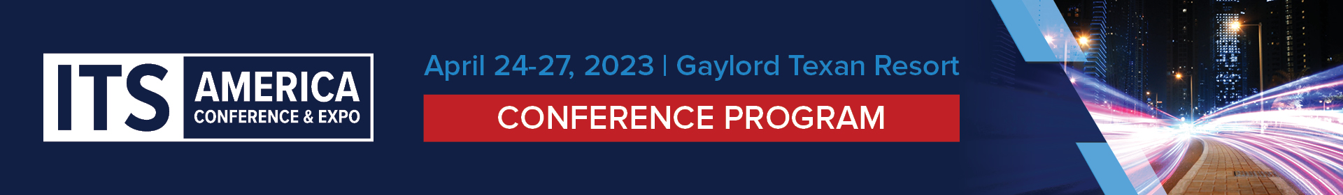ITS America Conference & Expo 2023 Event Banner
