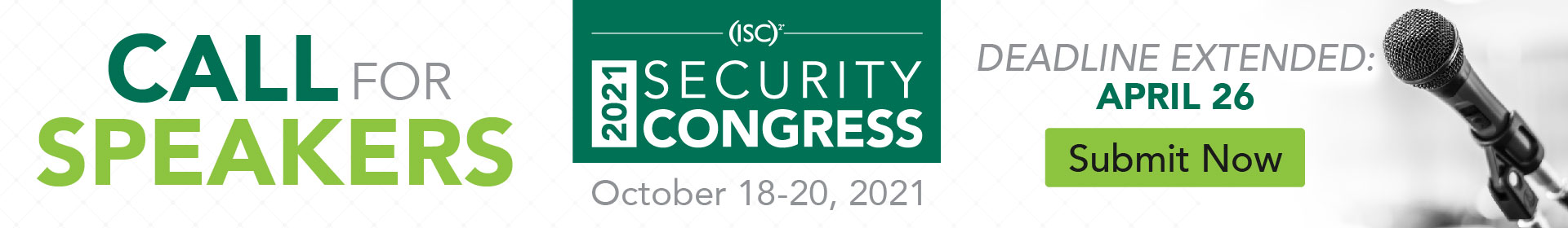 2021 (ISC)² Security Congress Event Banner